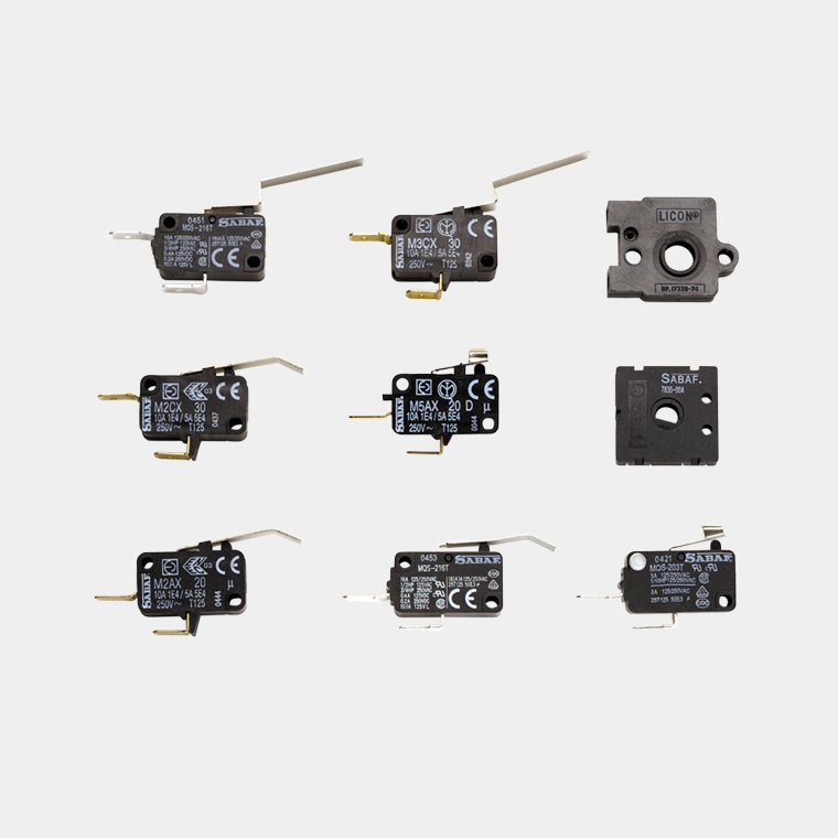Microswitches Accessories for gas burners and taps Sabaf